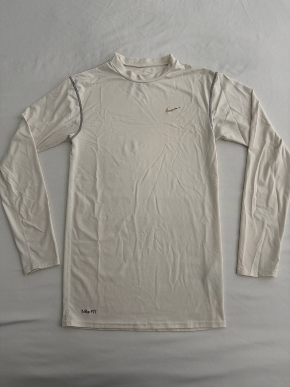 🔥NIKE PRO SPORTSWEAR FITDRY MEN'S WHITE SUPER STRETCH T-SHIRT STYLE #124886-100